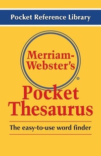 Enlarge image Cover: Merriam Webster's Pocket Thesaurus - Merriam Webster,U.S.