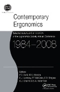 Cover: Contemporary Ergonomics 1984-2008 - CRC Press