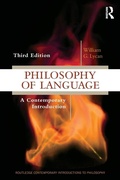 Cover: Philosophy of Language - Routledge
