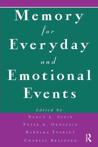 Abbildung von: Memory for Everyday and Emotional Events - Psychology Press Ltd