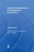 Cover: Social Foundations of Contemporary Economics - Routledge