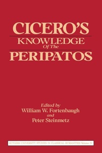 Enlarge image Cover: Cicero's Knowledge of the Peripatos - Routledge