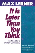 Cover: It is Later Than You Think - Routledge