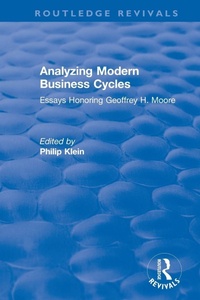 Enlarge image Cover: Analyzing Modern Business Cycles - Routledge