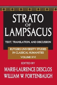 Enlarge image Cover: Strato of Lampsacus - Routledge