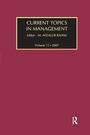Cover: Current Topics in Management - Routledge