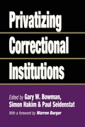 Cover: Privatizing Correctional Institutions - Routledge