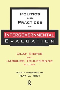 Enlarge image Cover: Politics and Practices of Intergovernmental Evaluation - Routledge