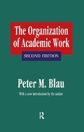 Cover: The Organization of Academic Work - Routledge