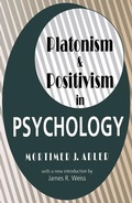 Cover: Platonism and Positivism in Psychology - Routledge