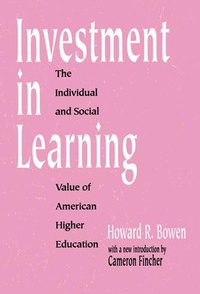 Enlarge image Cover: Investment in Learning - Routledge