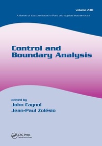 Enlarge image Cover: Control and Boundary Analysis - CRC Press