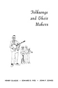 Cover: Folksongs and Their Makers - The Popular Press