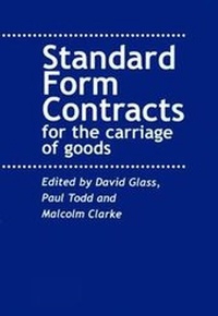 Abbildung von: Contracts for the Carriage of Goods - CRC Press