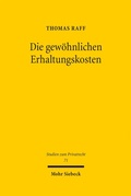Bild: Die gew&ouml;hnlichen Erhaltungskosten - Mohr Siebeck