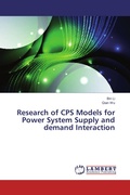 Cover: Research of CPS Models for Power System Supply and demand Interaction - LAP Lambert Academic Publishing