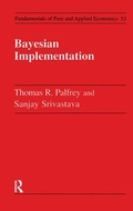 Cover: Bayesian Implementation - CRC Press