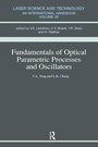 Cover: Fundamentals of Optical Parametric Processes and Oscillations - CRC Press
