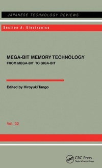 Enlarge image Cover: Mega-Bit Memory Technology - From Mega-Bit to Giga-Bit - CRC Press