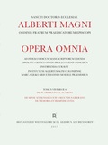 Cover: Alberti Magni opera omnia / De Nutrimento et Nutrito. De Sensu et Sensato. Suius secundus liber est de Memoria et Reminiscentia - Aschendorff