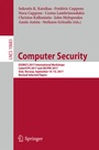 Cover: Computer Security - Springer