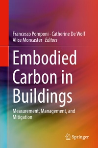 Enlarge image Cover: Embodied Carbon in Buildings - Springer
