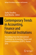 Cover: Contemporary Trends in Accounting, Finance and Financial Institutions - Springer