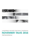 Cover: November Talks 2016 - Verlag d. Technischen Universit&auml;t Graz
