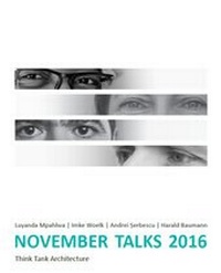 Enlarge image Cover: November Talks 2016 - Verlag d. Technischen Universität Graz