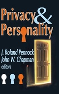 Cover: Privacy and Personality - Routledge
