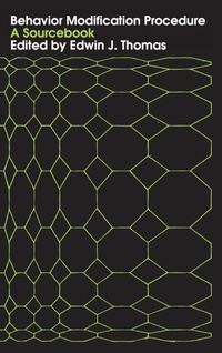 Enlarge image Cover: Behavior Modification Procedure - Routledge