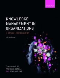 Enlarge image Cover: Knowledge Management in Organizations - Oxford University Press