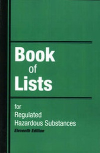 Abbildung von: Book of Lists for Regulated Hazardous Substances - Government Institutes