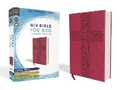 Cover: NIV, Bible for Kids, Large Print, Leathersoft, Pink, Red Letter, Comfort Print - Zonderkidz