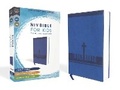 Cover: NIV, Bible for Kids, Large Print, Leathersoft, Blue, Red Letter, Comfort Print - Zonderkidz