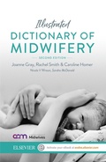Cover: Illustrated Dictionary of Midwifery - Australian/New Zealand Version - Elsevier
