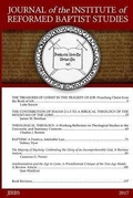 Cover: Journal of the Institute of Reformed Baptist Studies 2017 - Reformed Baptist Academic Press