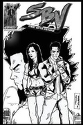 Cover: Street Battle Vigilance issue #1 [Black & White] - Xenogenda Comix