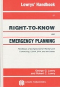 Bild: Lowrys Handbook Of Right To Know Emergy Planning Sara Title III - CRC Press