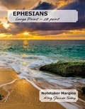 Cover: EPHESIANS Large Print - 18 point - Nafco-Inc.