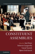 Cover: Constituent Assemblies - Cambridge University Press