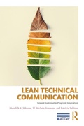 Cover: Lean Technical Communication - Routledge