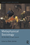 Cover: Metaphysical Sociology - Routledge