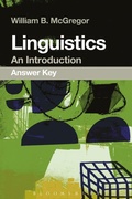 Cover: Linguistics: An Introduction Answer Key - Bloomsbury Academic