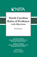 Cover: North Carolina Rules of Evidence with Objections - Wolters Kluwer Law & Business