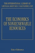 Cover: The Economics of Nonrenewable Resources - Edward Elgar Publishing
