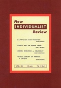 Cover: New Individualist Review - Liberty Fund Inc