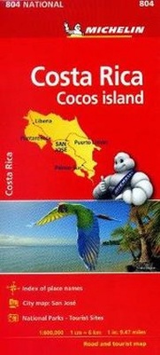 Enlarge image Cover: Michelin Costa Rica Map 804 - Michelin Travel Publications
