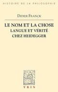 Cover: Le Nom Et La Chose - Librarie Philosophique J. Vrin