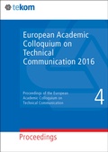 Cover: European Academic Colloquium on Technical Communication 2016 - tcworld